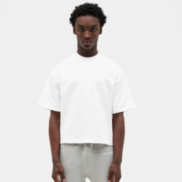NWT - Second Skin Men's Crop T-Shirt – White, Size L - Picture 1 of 10